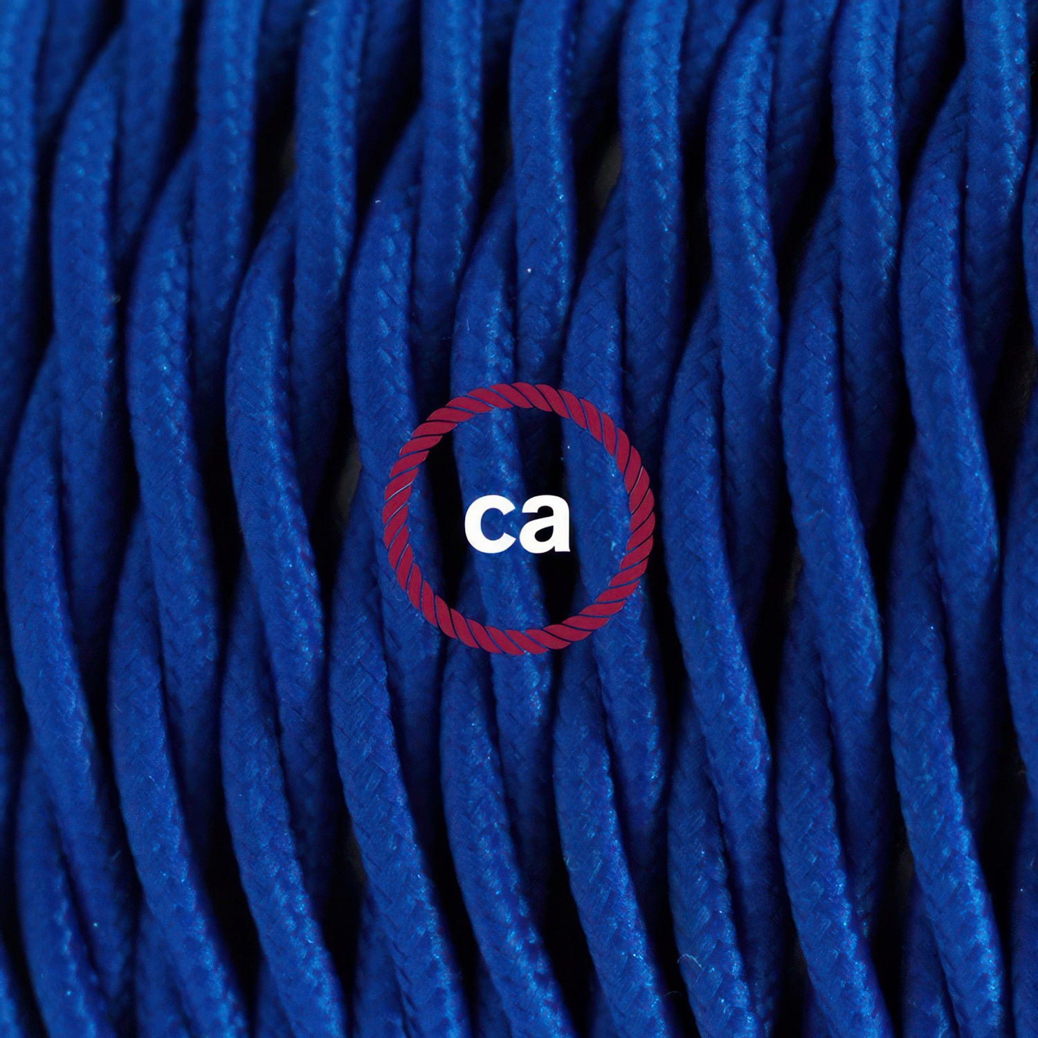 Cableado para lámpara, cable TM12 Efecto Seda Azul 1,8m. Elige tu el color de la clavija y del interruptor!