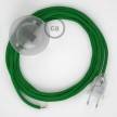 Wiring Pedestal, RM06 Green Rayon 3 m. Choose the colour of the switch and plug.