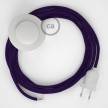 Wiring Pedestal, RM14 Purple Rayon 3 m. Choose the colour of the switch and plug.