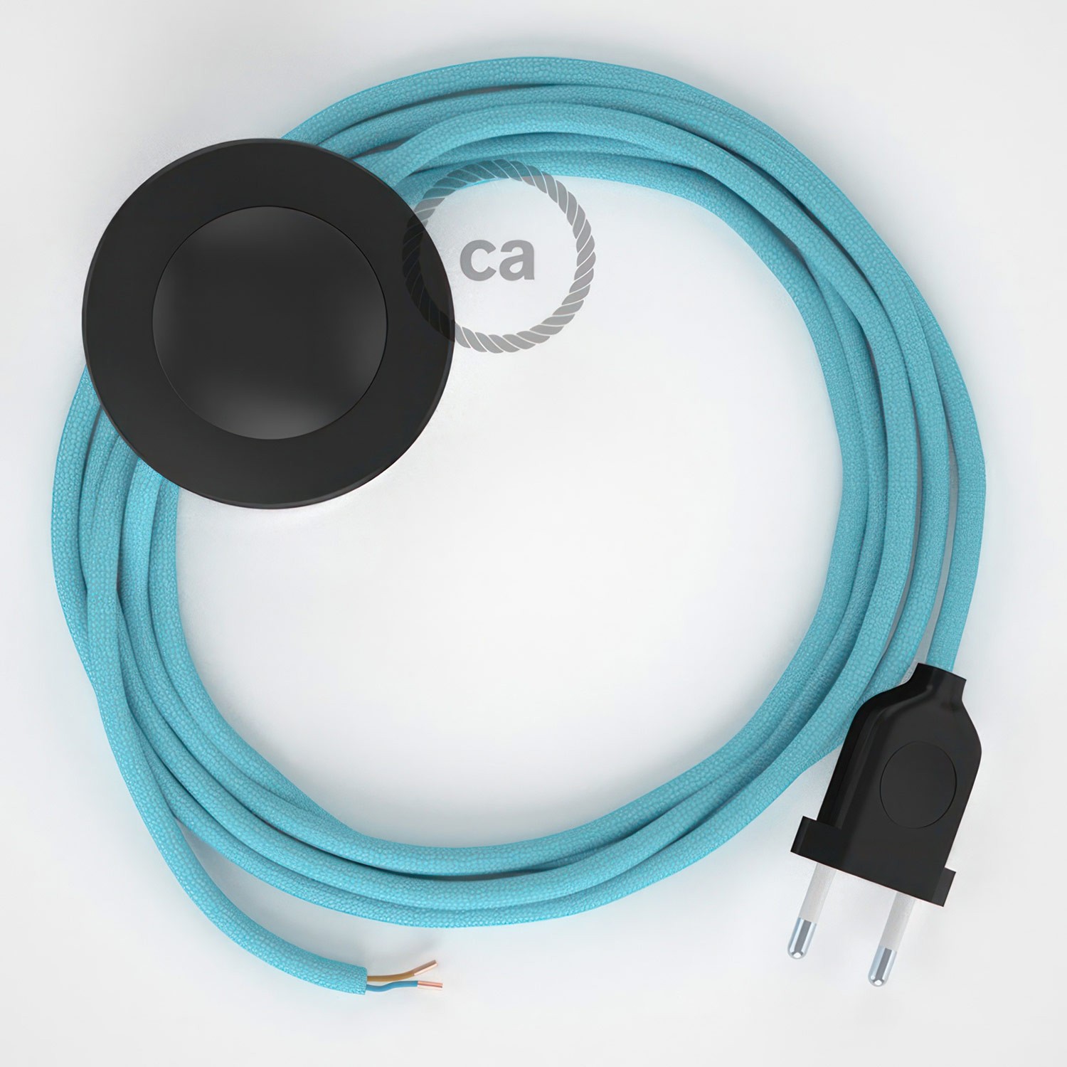 Wiring Pedestal, RM17 Baby Blue Rayon 3 m. Choose the colour of the switch and plug.