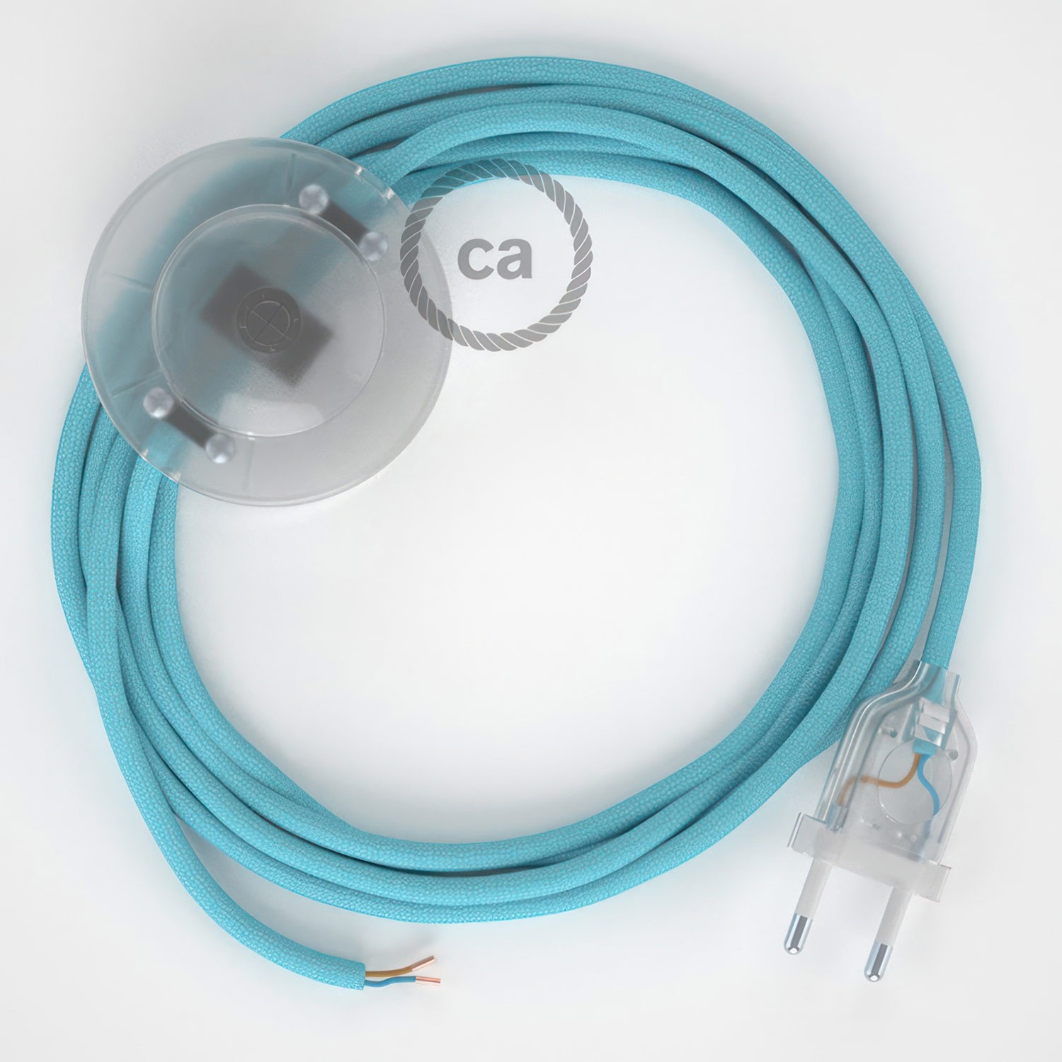 Wiring Pedestal, RM17 Baby Blue Rayon 3 m. Choose the colour of the switch and plug.