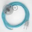 Wiring Pedestal, RM17 Baby Blue Rayon 3 m. Choose the colour of the switch and plug.