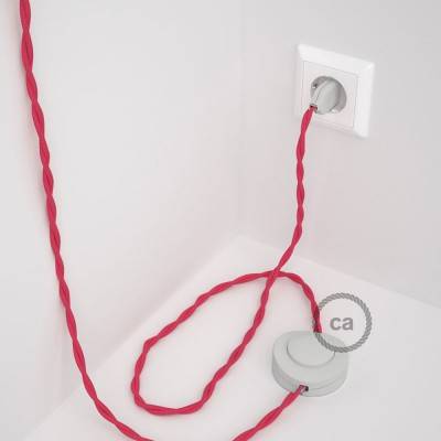 Wiring Pedestal, TM08 Fuchsia Rayon 3 m. Choose the colour of the switch and plug.