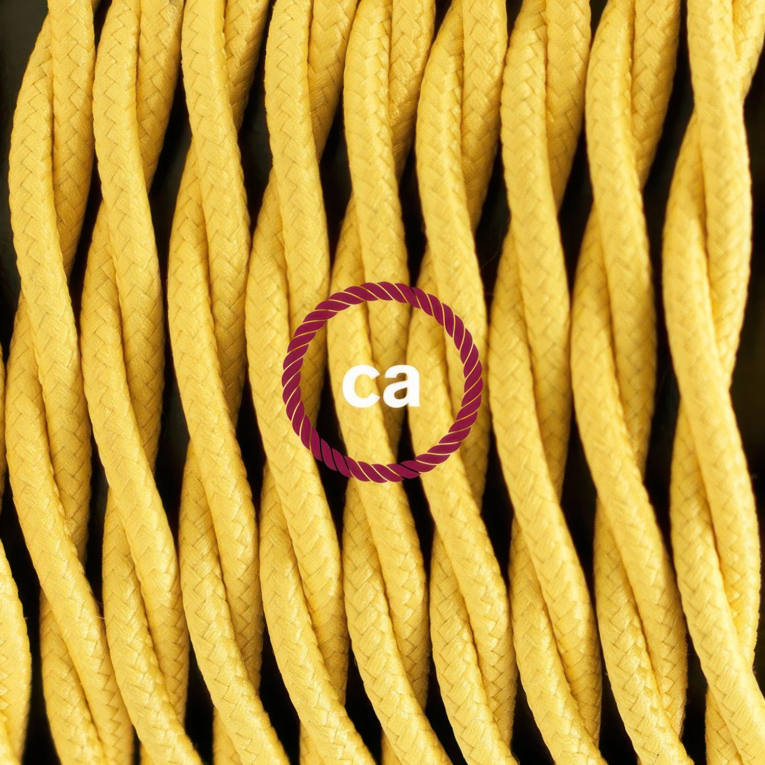 Cableado para lámpara de pie, cable TM10 Efecto Seda Amarillo 3 m. Elige tu el color de la clavija y del interruptor!