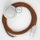 Wiring Pedestal, RL22 Sparkly Copper Rayon 3 m. Choose the colour of the switch and plug.