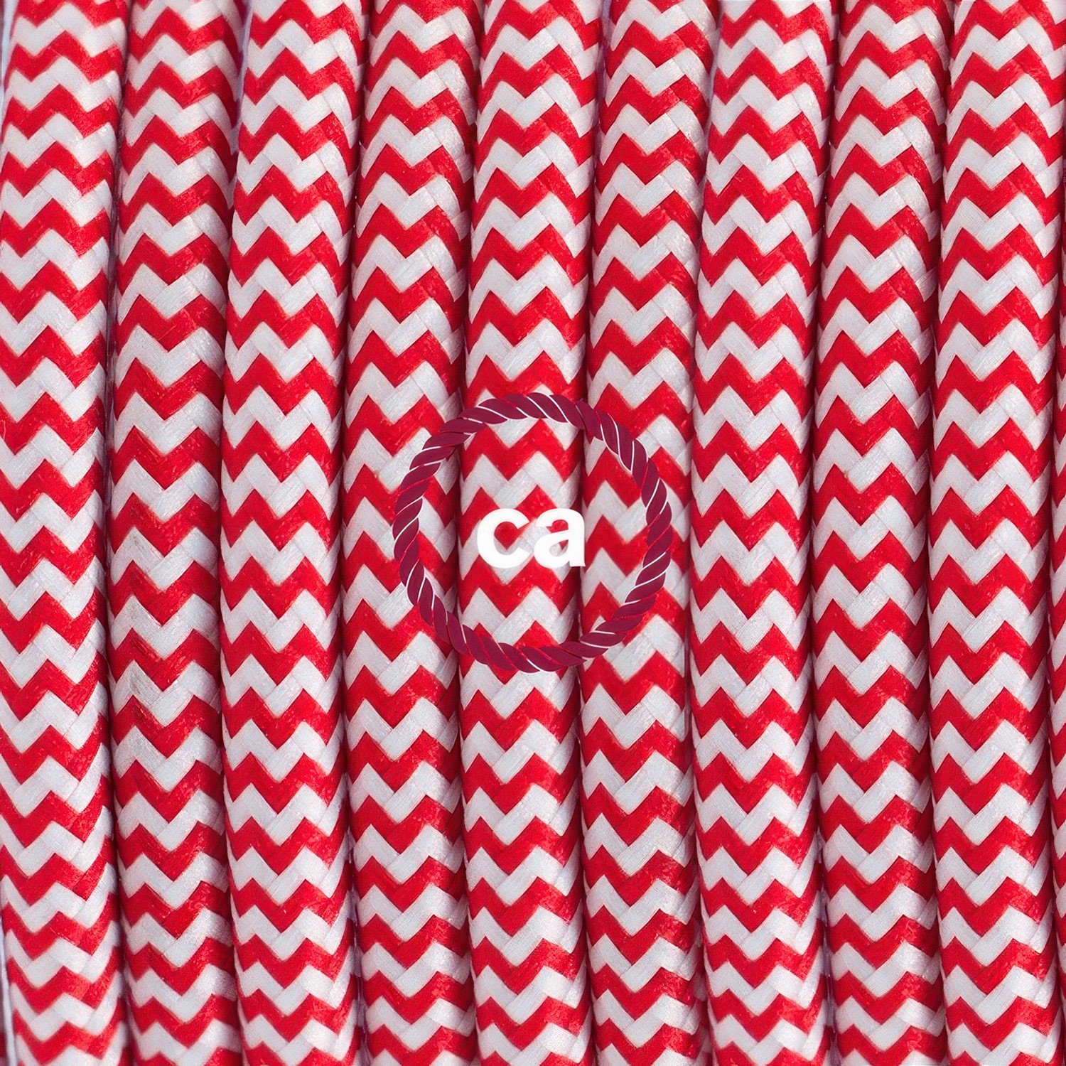 Wiring Pedestal, RZ09 Red ZigZag Rayon 3 m. Choose the colour of the switch and plug.