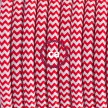 Wiring Pedestal, RZ09 Red ZigZag Rayon 3 m.