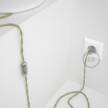 Lamp wiring, TN01 Neutral Natural Linen 1,80 m. Choose the colour of the switch and plug.