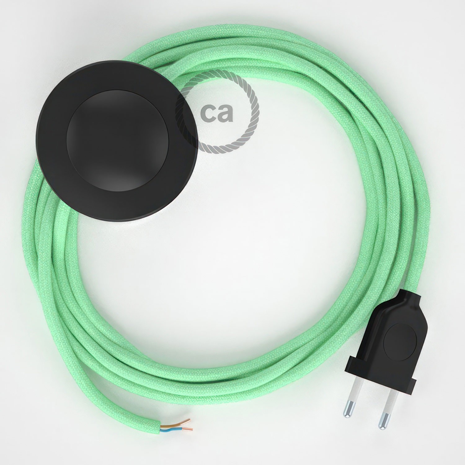 Wiring Pedestal, RC34 Milk and Mint Cotton 3 m. Choose the colour of the switch and plug.