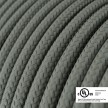 Cable eléctrico redondo en bobina de 45.72 mts (150 pies) RM03 Efecto Seda Gris - Homologado UL