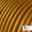 Round Electric Cable 150 ft (45,72 m) coil RM05 Gold Rayon - UL listed