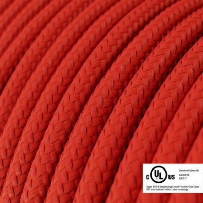 Round Electric Cable 150 ft (45,72 m) coil RM09 Red Rayon - UL listed