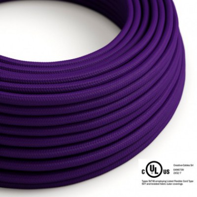 Round Electric Cable 150 ft (45,72 m) coil RM14 Violet Rayon - UL listed