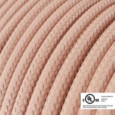 Round Electric Cable 150 ft (45,72 m) coil RM16 Baby Pink Rayon - UL listed