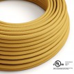 Round Electric Cable 150 ft (45,72 m) coil RM25 Mustard Rayon - UL listed