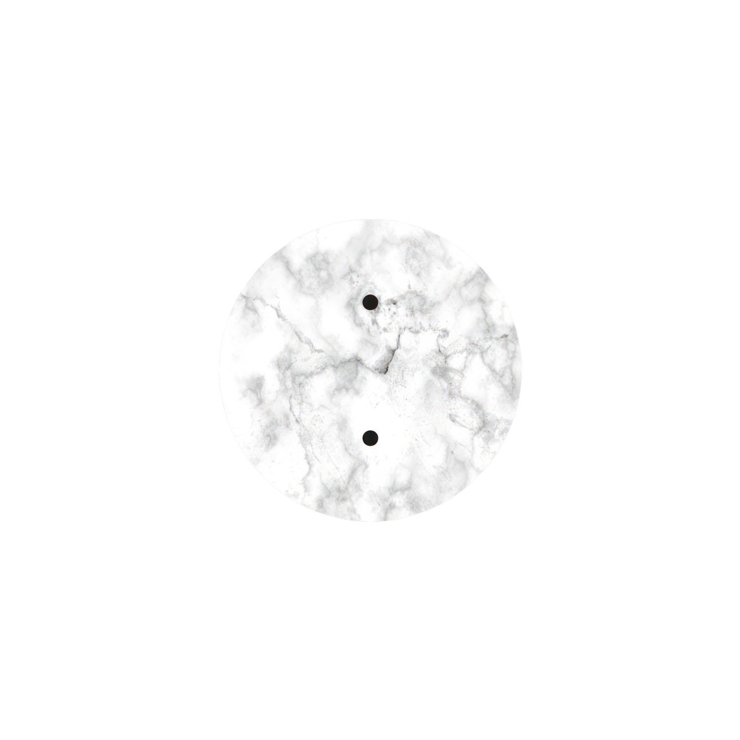 Kit rosetón Rose-One redondo, diámetro 200 mm con 2 agujeros y 4 agujeros laterales