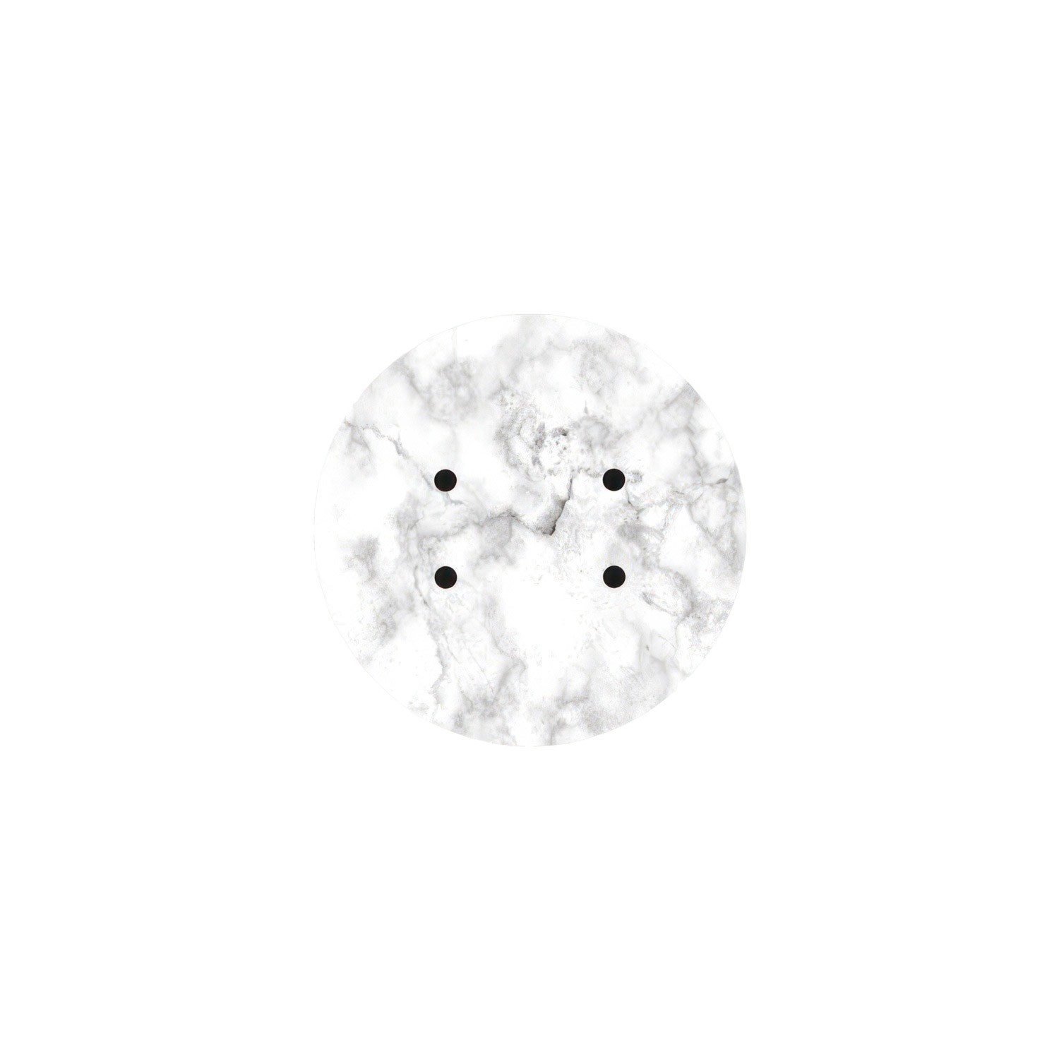 Kit rosetón Rose-One redondo, diámetro 200 mm con 4 agujeros y 4 agujeros laterales