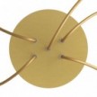 Round Rose-One 5-hole and 4 side holes ceiling rose Kit, 200 mm