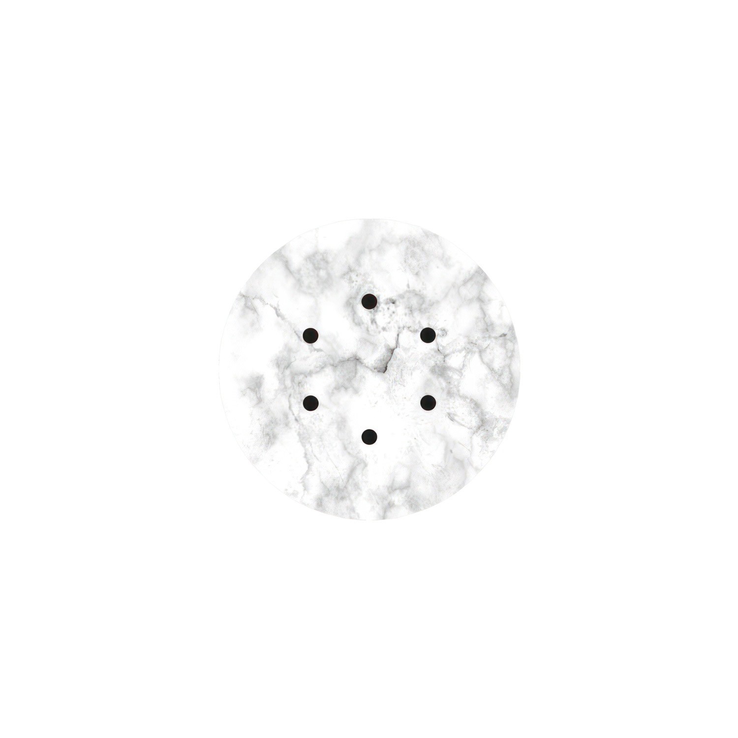 Kit rosetón Rose-One redondo, diámetro 200 mm con 6 agujeros y 4 agujeros laterales
