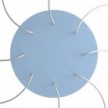 Round XXL Rose-One 8-hole and 4 side holes ceiling rose Kit, 400 mm