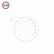 Round XXL Rose-One 9-hole and 4 side holes ceiling rose Kit, 400 mm