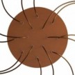 Round XXL Rose-One 14-hole and 4 side holes ceiling rose Kit, 400 mm