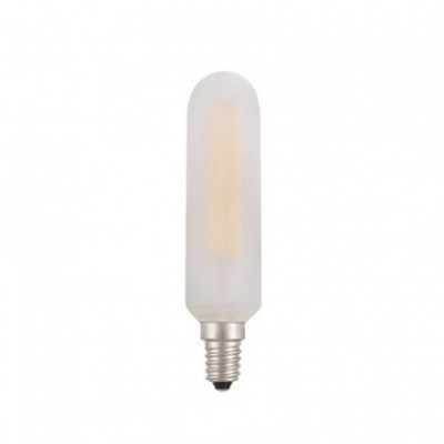Tubular LED Light Bulb, satin white - E14 4W 400Lm 2700K Dimmable