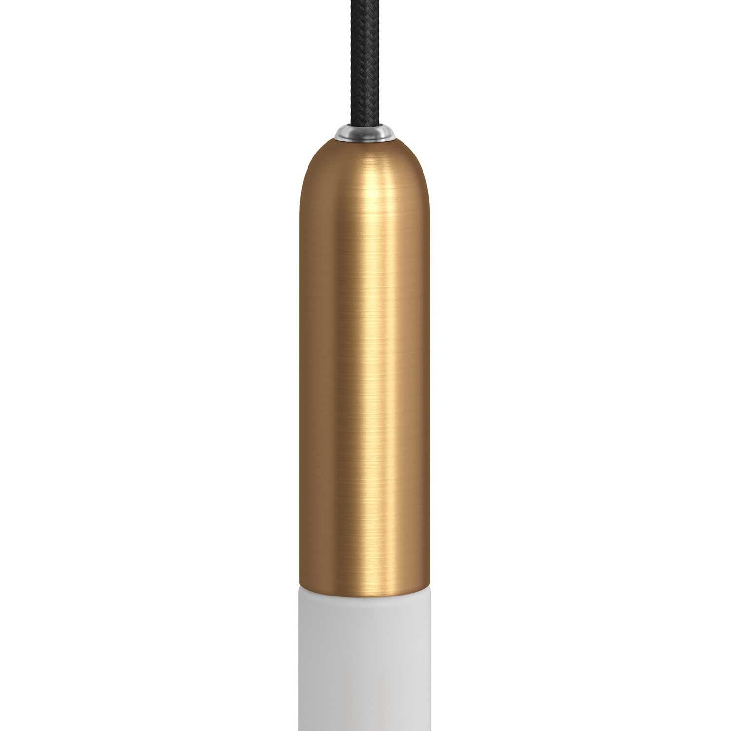 P-Light, kit portalámparas metálico E14 con prensaestopa oculto