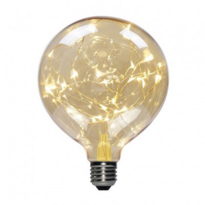LED Globo G125 Light Bulb - A thousand Lights Gold 2W 40Lm E27 2000K