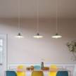 Swing enamelled metal lampshade with E27 fitting