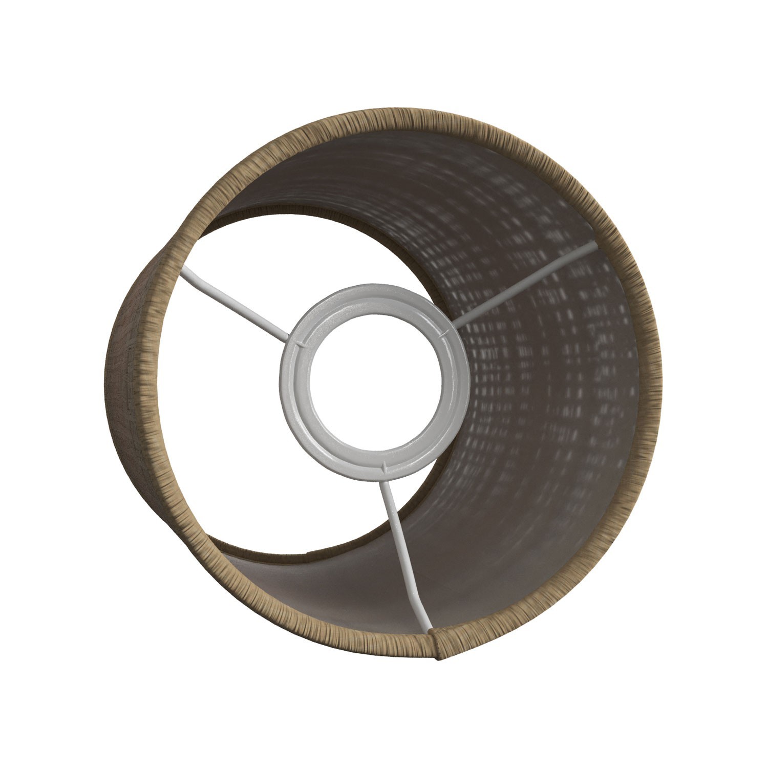 Pantalla Cilindro de tela para casquillo E27 - 100% Made in Italy