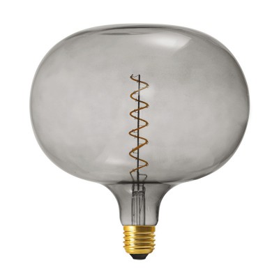Cobble Grey LED XXL bulb, Pastel line, Spiral filament 5W 150Lm E27 2150K Dimmable