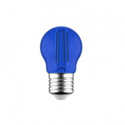 Bombilla LED Globetta G45 Decorativa Azul 1.4W 13Lm E27