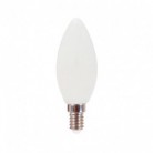 Bombilla Filamento LED Oliva Blanco Leche 6W 806Lm E14 2700K