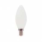 LED Olive Milky 6W 806Lm E14 2700K bulb