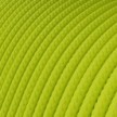 Extra Low Voltage power cable coated in silk effect fabric Yellow Fluo RF10 - 50 m