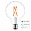 LED SMART WI-FI Light Bulb Globe G125 Transparent with Filament 6.5W 806Lm E27 Dimmable