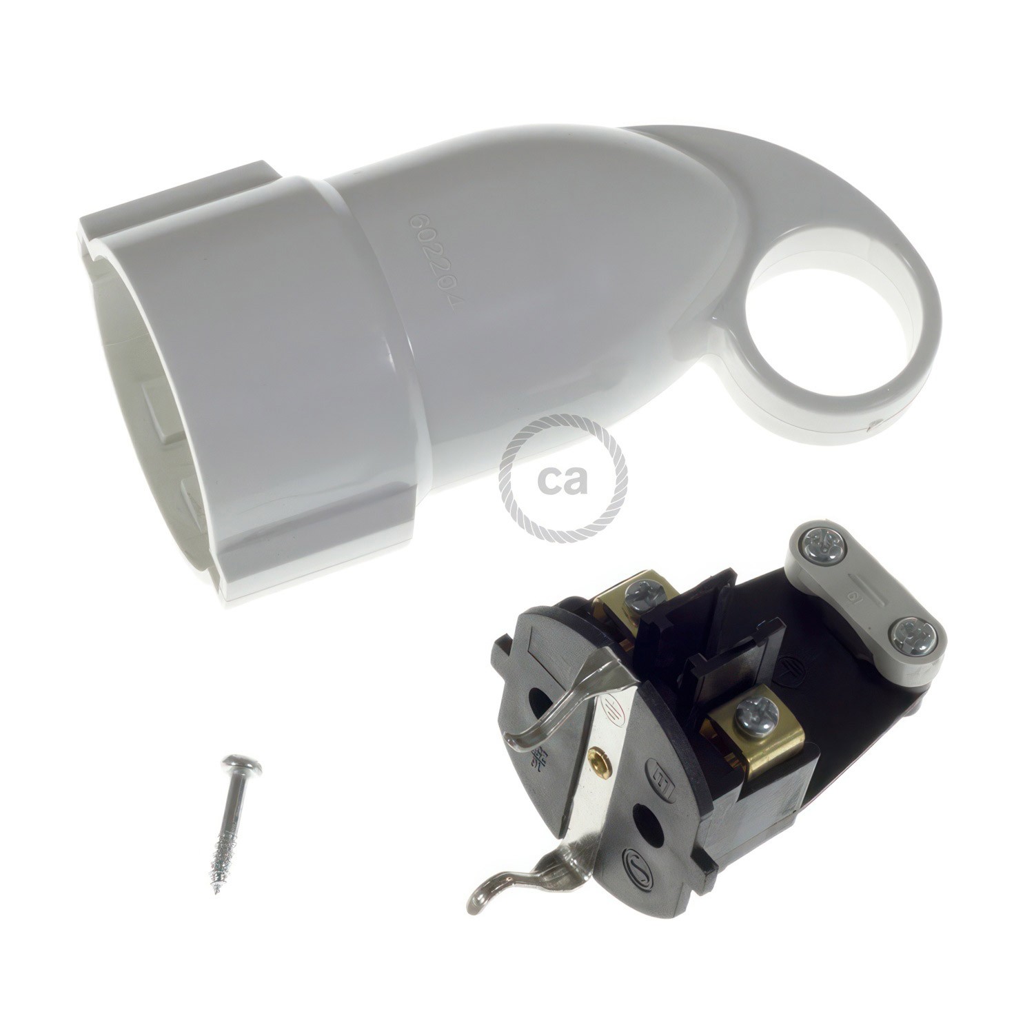 Schuko comfort 16A 250V socket with ring