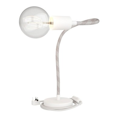 Lámpara de mesa articulada Table Flex de luz difusa con enchufe inglesa
