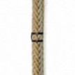 SnakeBis Cuerda - Lámpara enchufable con cable de yute y enchufe de 2 clavijas