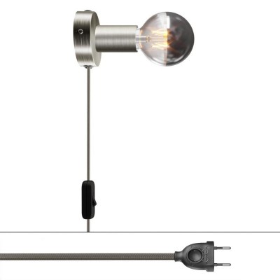 Lámpara Spostaluce metal con clavija de 2 polos