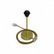 Alzaluce for lampshade - Metal table lamp with two-pin plug