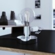 Posaluce - Metal table lamp with UK plug