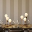 Alzaluce - Lámpara de mesa de metal con clavija inglesa