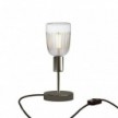 Lámpara de mesa de metal Alzaluce Tiche con clavija de 2 polos