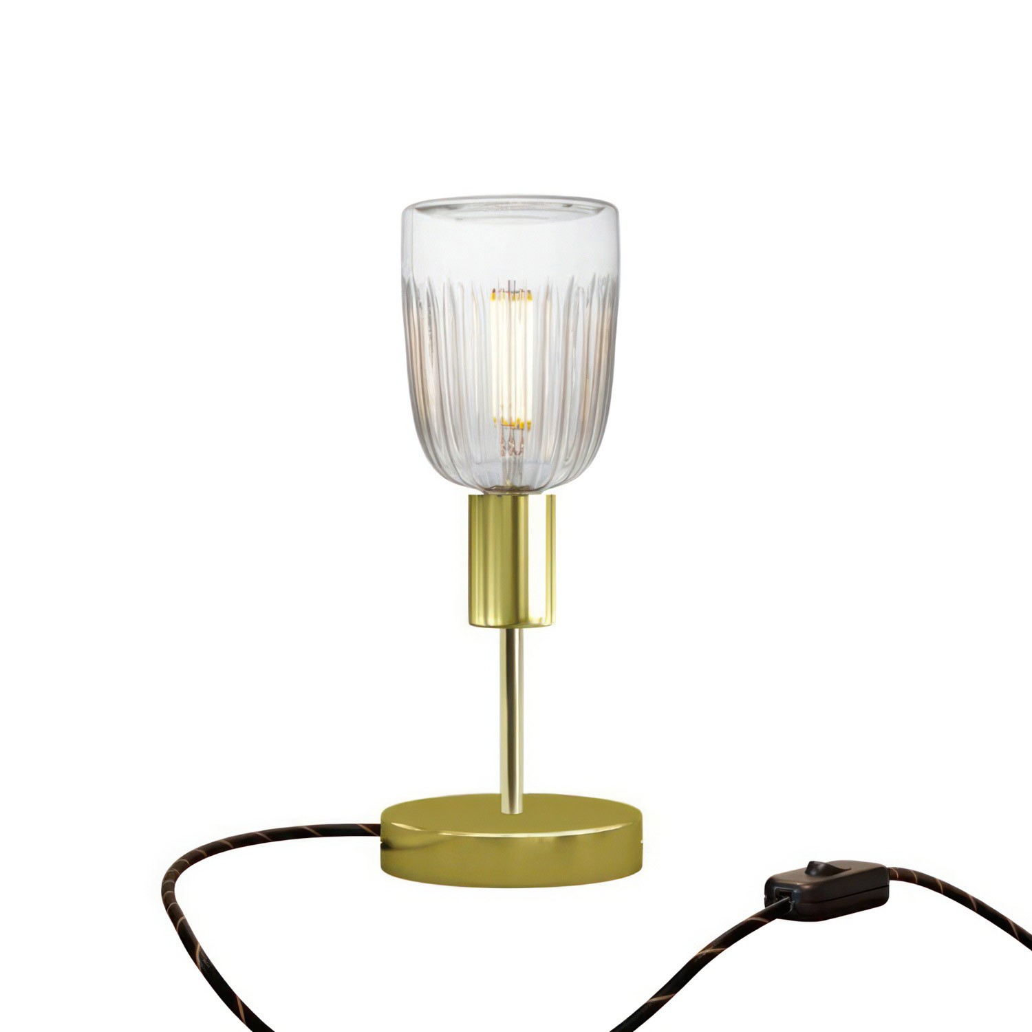 Alzaluce Tiche Metal Table Lamp with two-pin plug