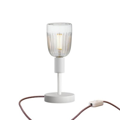 Alzaluce Tiche Metal Table Lamp with two-pin plug