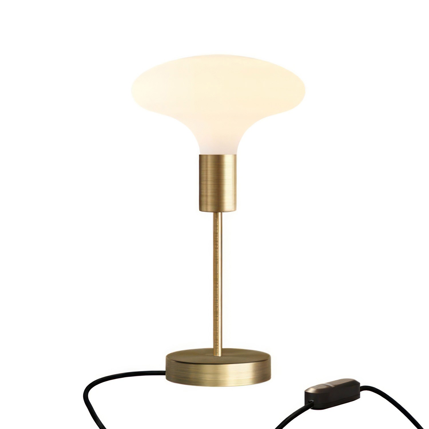 Lámpara de mesa metálica Alzaluce Idra con clavija de 2 polos