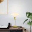 Lámpara de mesa metálica Alzaluce Idra con clavija de 2 polos