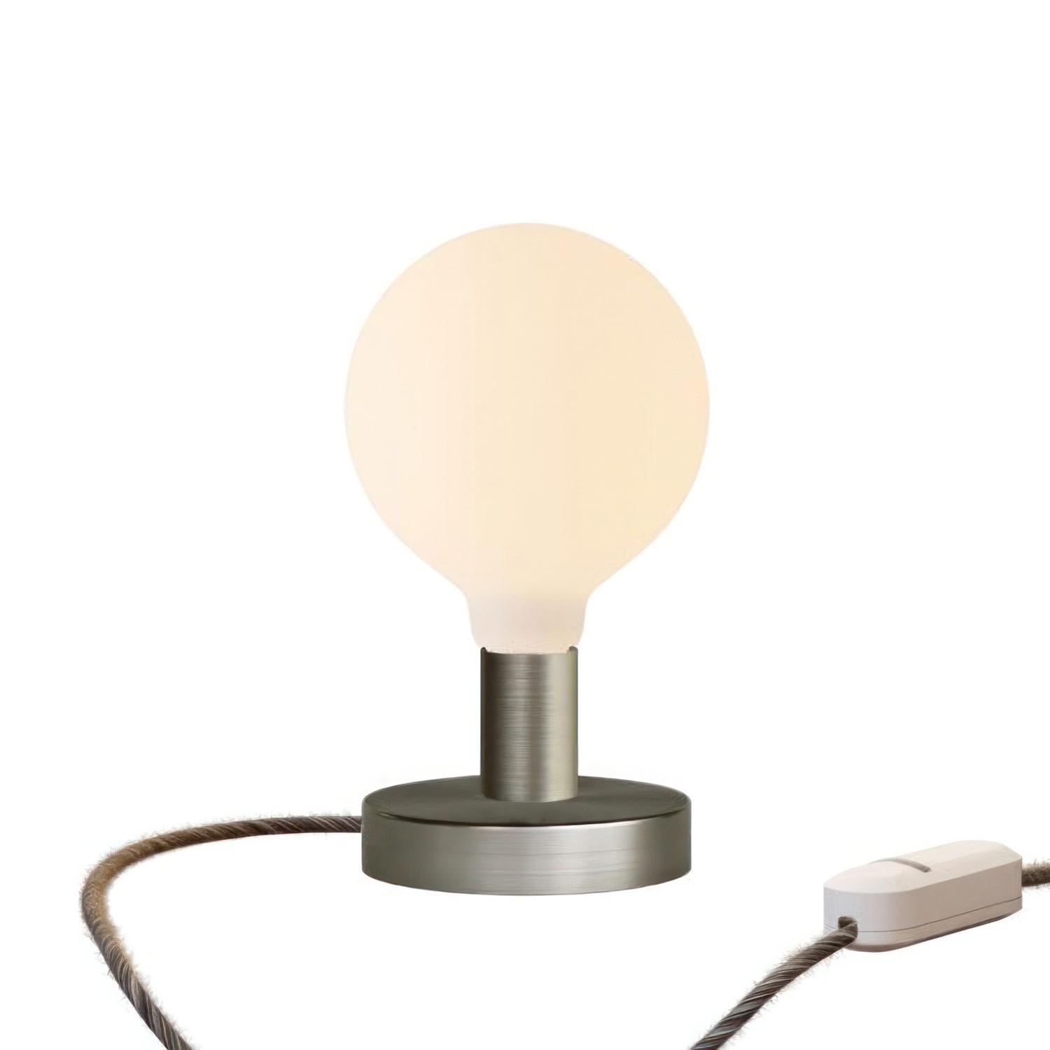 Lámpara de mesa de metal Posaluce Globo con clavija inglesa